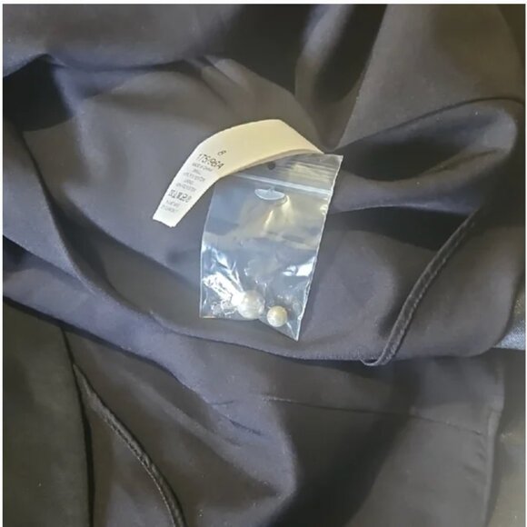 kate spade pearl crystal black mikado dress size 8 like new no tags - Picture 13 of 15